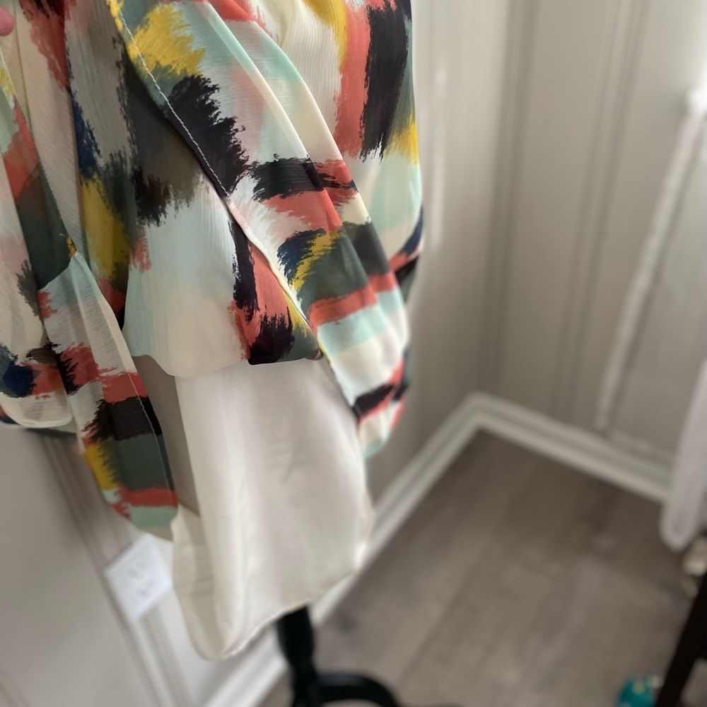 Anthropologie HD In Paris Multicolor Sleeveless Women's Top - Picture 3 of 7